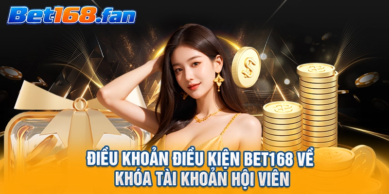 Điều khoản điều kiện BET168 về khóa tài khoản hội viên